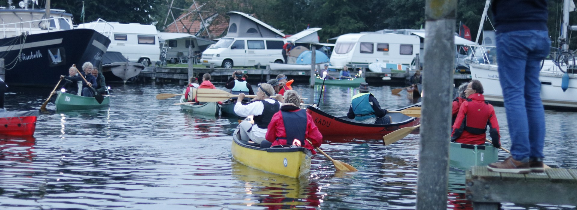 Lichtjestocht met kano